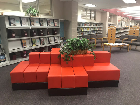 Cellular Modular Soft Seating 5scape installed in Spring Ford Area School District Library