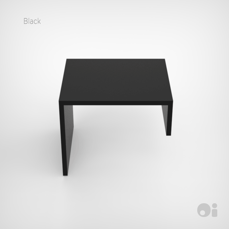 Cellular™ Arm Nesting Table in Black Microdot Finish