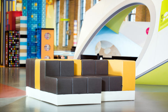 Cellular Modular Furniture by Oi Installed at the Manitoba Childrens Museum