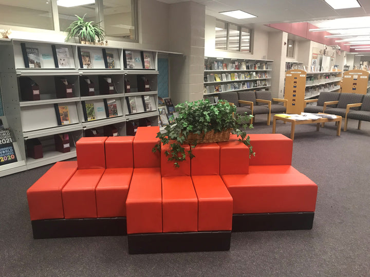 Cellular Modular Soft Seating 5scape installed in Spring Ford Area School District Library