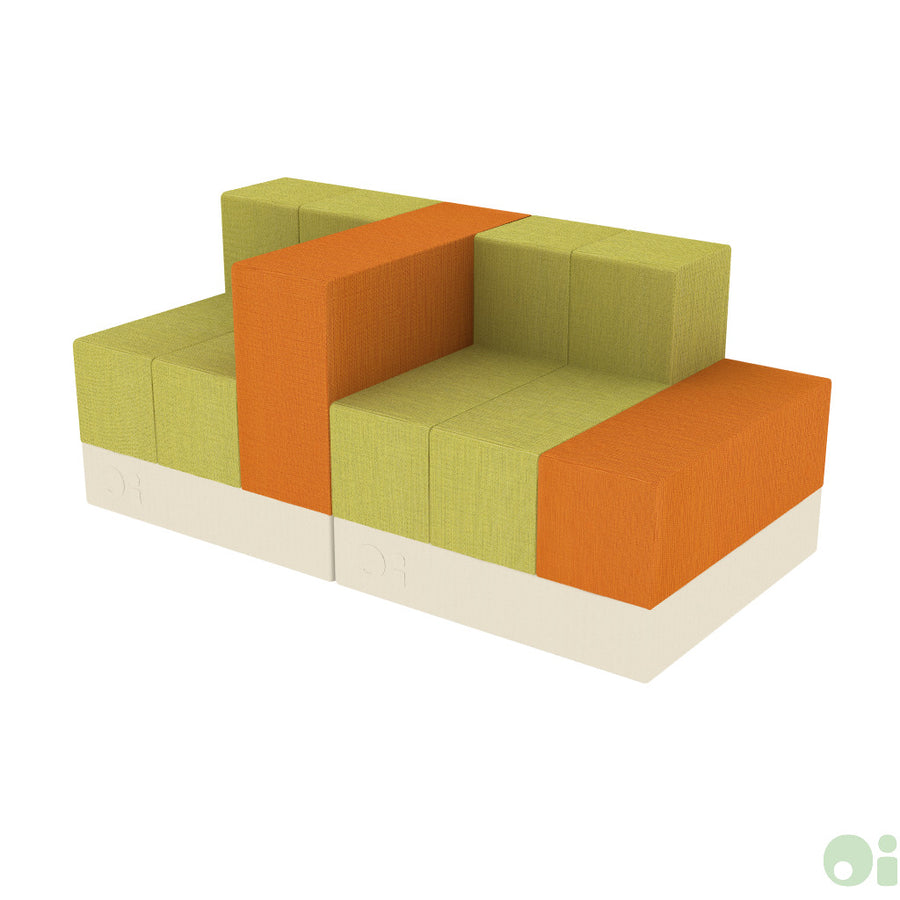 2Scape Sofa in Oriole & Sprout