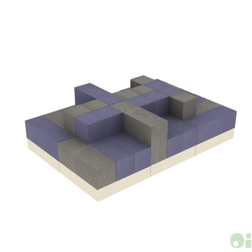 6Scape Lounge Sectional in Myth & Forge