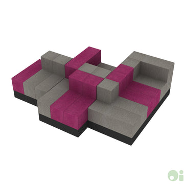 5Scape Lounge in Fuchsia & Forge