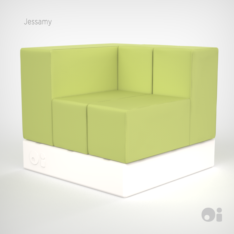 Cellular™ Arm Two Back Cell Arm Chair