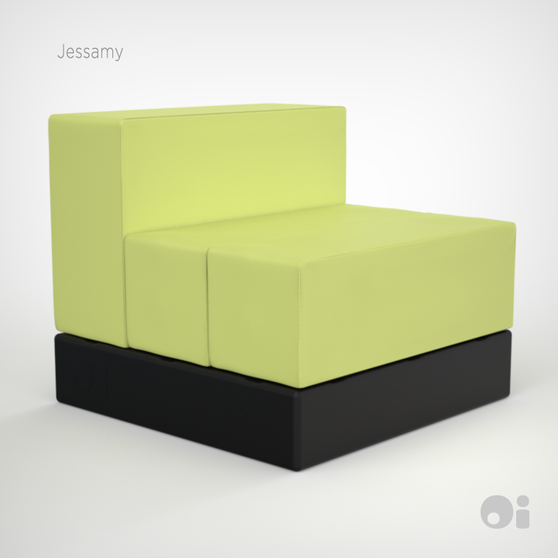Cellular™ Arm Two Seat Cell Chair