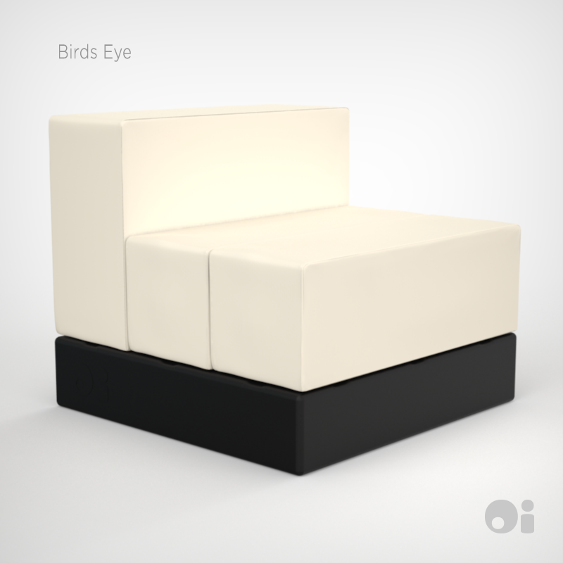 Cellular™ Arm Two Seat Cell Chair