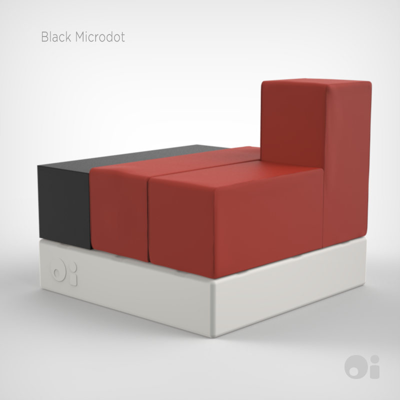 Cellular™ Small Coffee Table in Black Microdot Finish