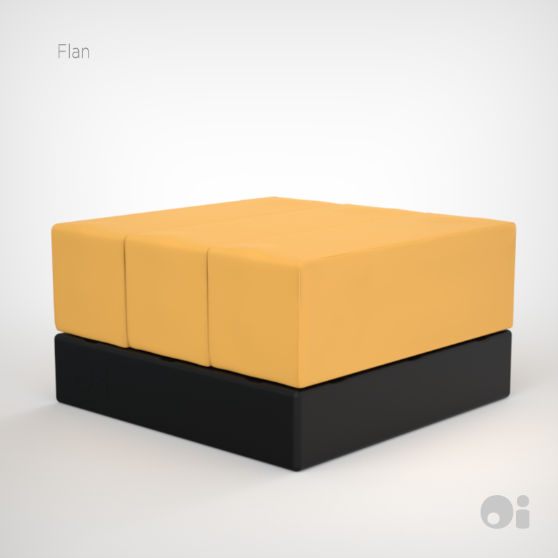 Cellular™ Three Seat Cell Ottoman