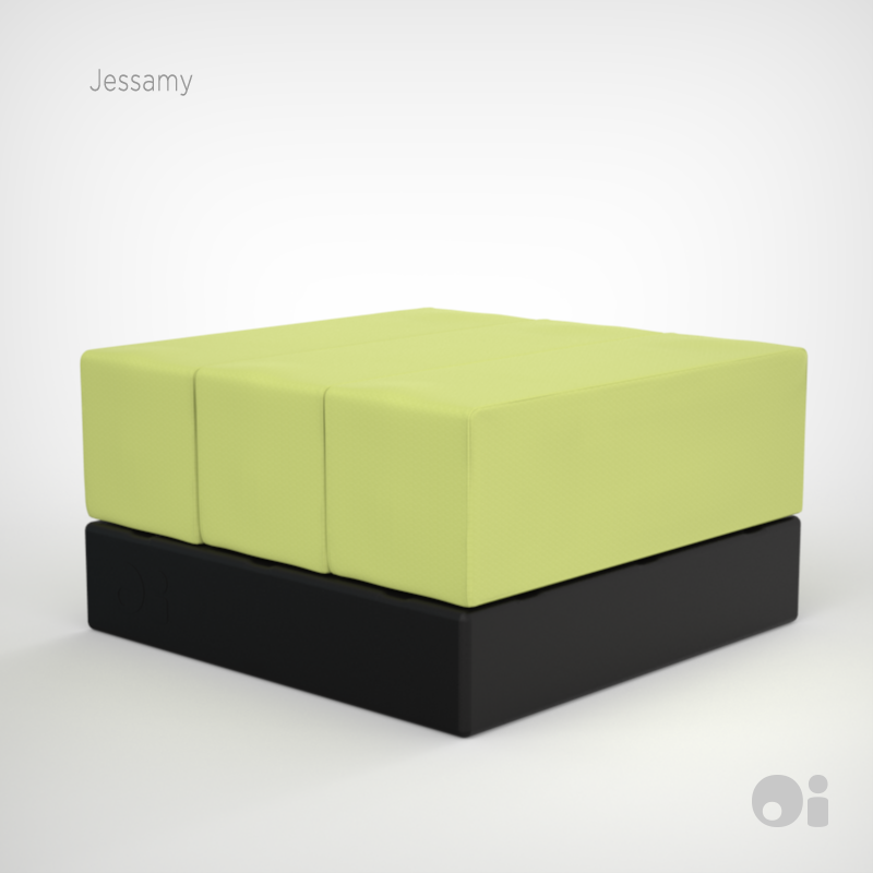 Cellular™ Three Seat Cell Ottoman